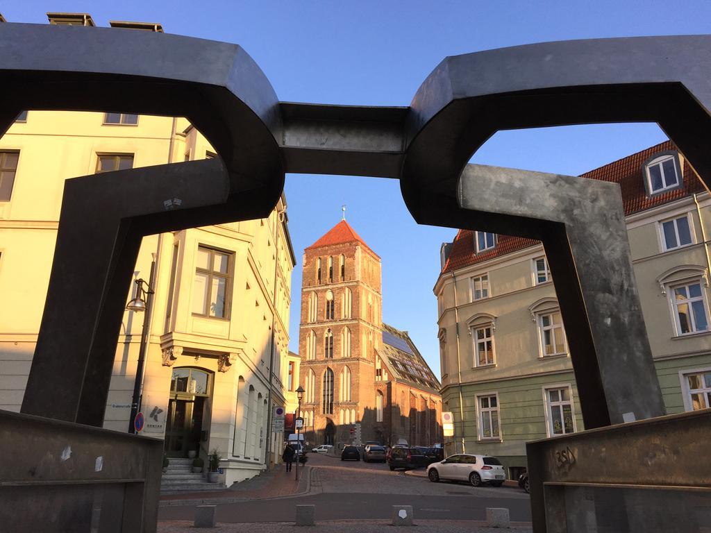 Ferienwohnung An Der Historischen Stadtmauer Rostock Eksteriør bilde